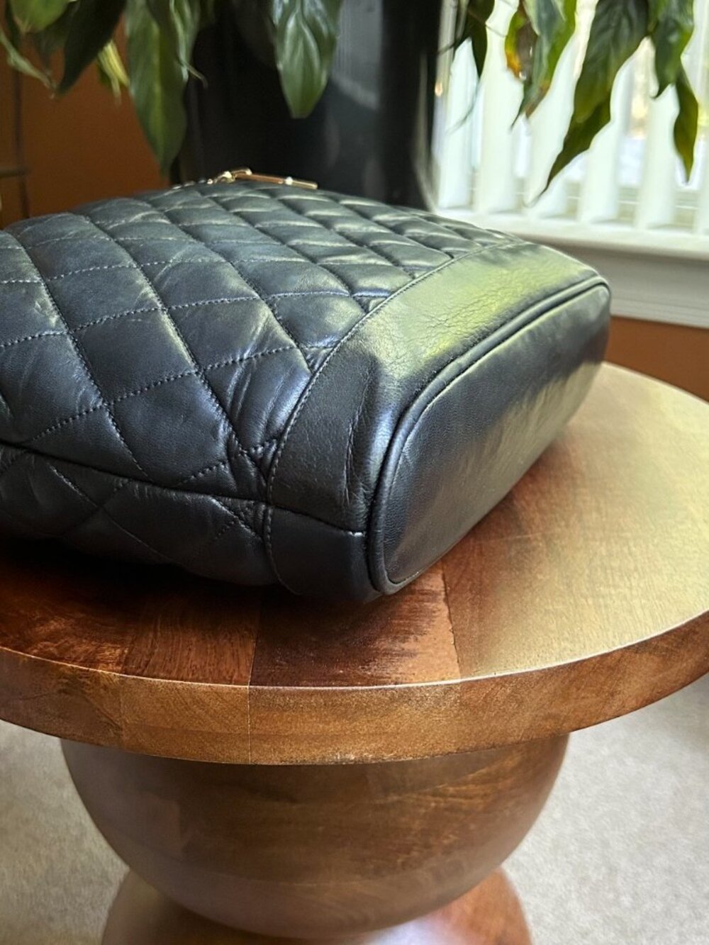 CHANEL Quilted Lambskin Shoulder Bag, Black - Picture 15 of 16